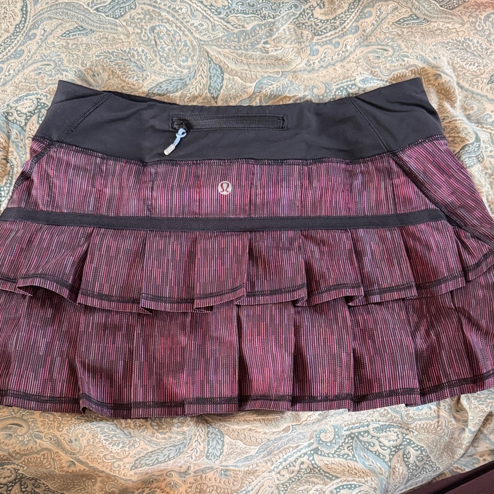 Lululemon Run- Pace Setter Skirt Skort Size 6